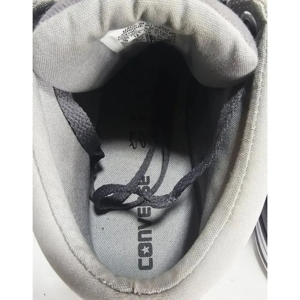 Converse Chuck Taylor All Star Street High Sneakers Grey Mens Size 10